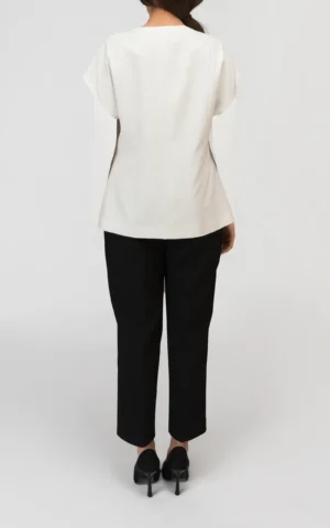 جلیقه زنانه بهار-تابستانه سفید شیک خنک نوادو