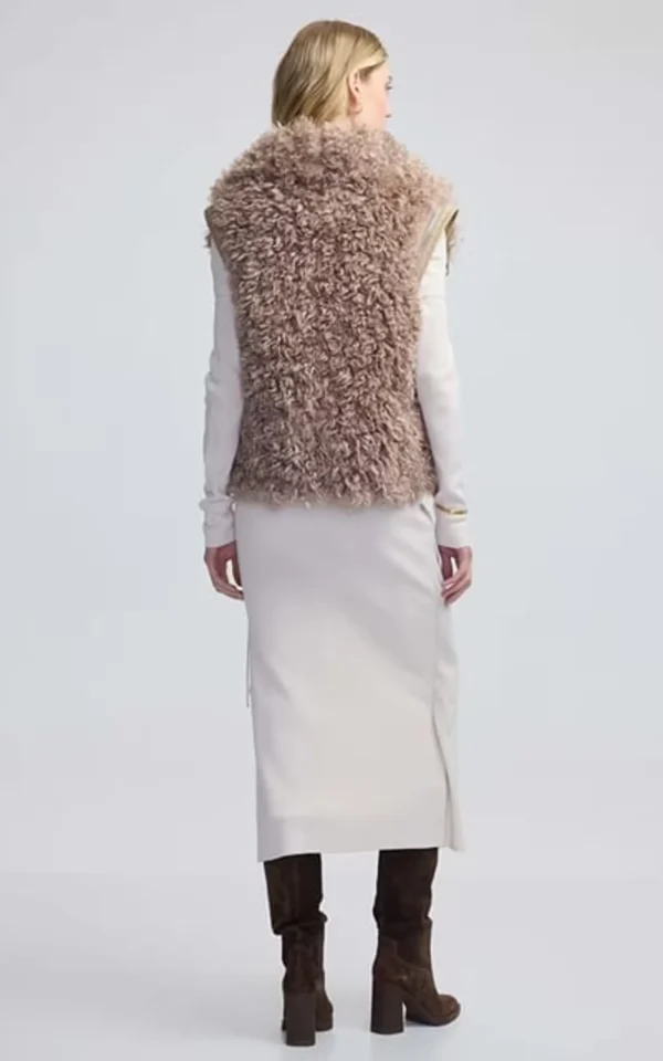 ژاکت زنانه ایپکیول کرم قهوه‎‌ای مدل پشمی گرم پاییز-زمستانی