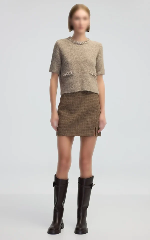 بلوز بافت زنانه IPEKYOL کد IW6240050373 - Image 4