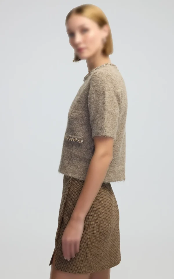 بلوز بافت زنانه IPEKYOL کد IW6240050373 - Image 5