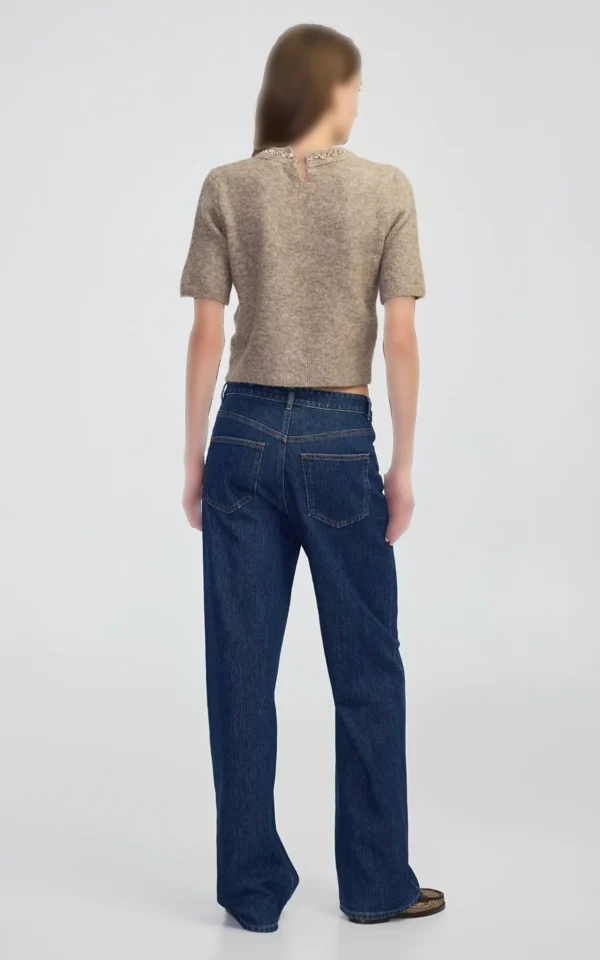 بلوز بافت زنانه IPEKYOL کد IW6240050373 - Image 7