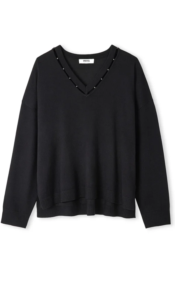 بلوز بافت زنانه IPEKYOL کد IW6250050050 - Image 4