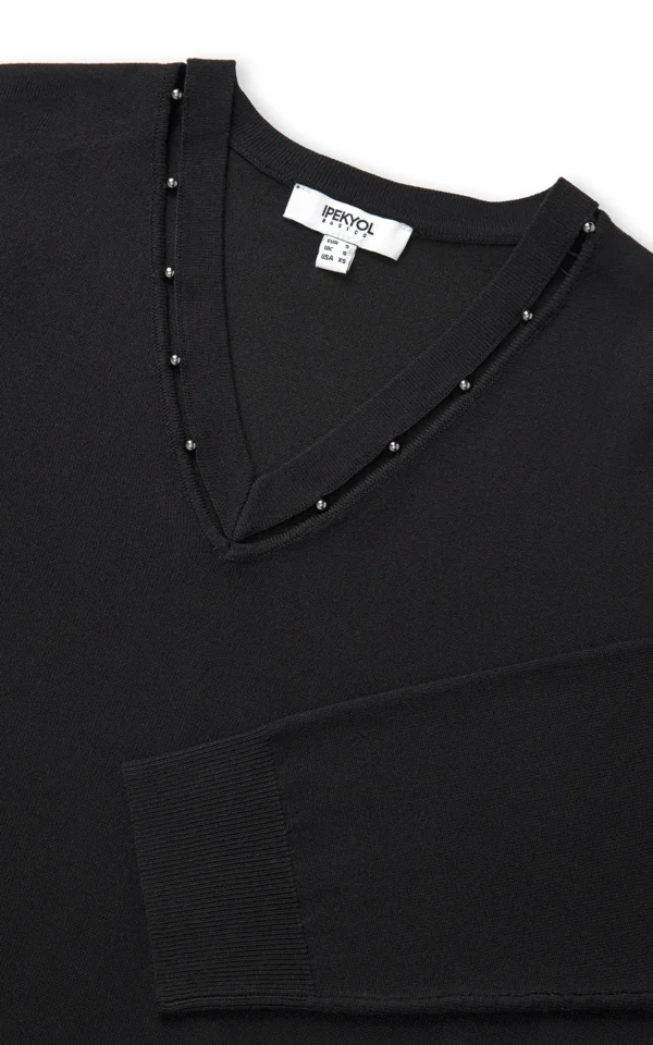 بلوز بافت زنانه IPEKYOL کد IW6250050050 - Image 5