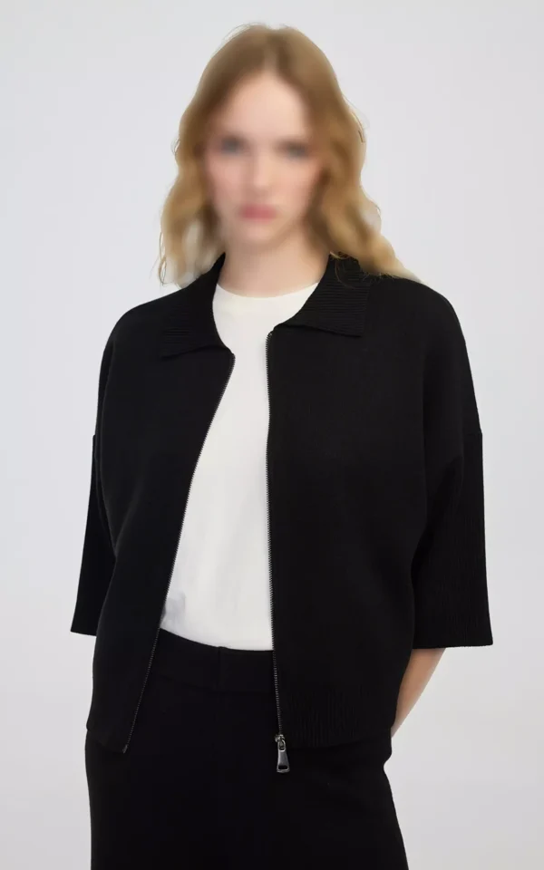 ژاکت بافتنی زنانه زیپ دار IPEKYOL کد IW6250050468 - Image 11