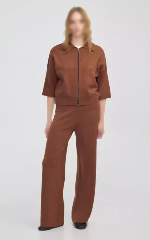 ژاکت بافتنی زنانه زیپ دار IPEKYOL کد IW6250050468 - Image 8