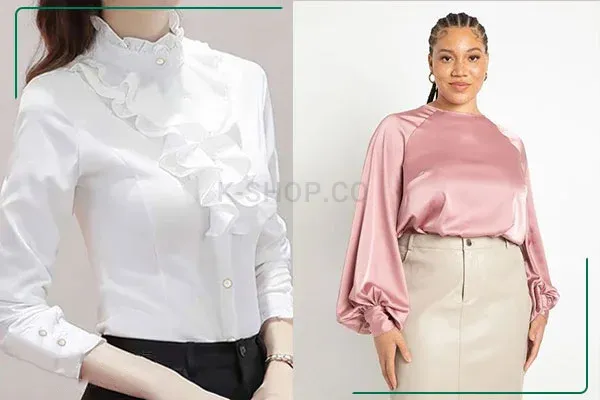 بلوزهای ابریشم و ساتن | مدل بلوز زنانه شیک