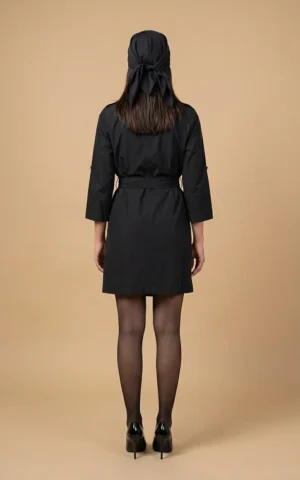 پیراهن کوتاه زنانه کهن (Kohan) مدل یقه انگلیسی کمربنددار کد 401014191102 - Image 4