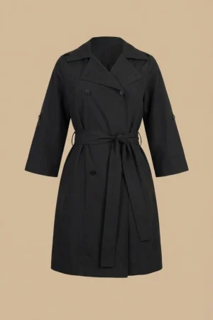 پیراهن زنانه یقه انگلیسی برند KOHAN با طراحی شیک و پارچه پلی‌استر با کیفیت