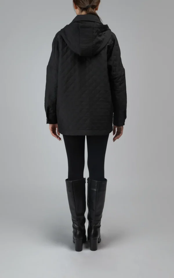 جلیقه زنانه مشکی پاییز-زمستانه مشکی شیک نوادو