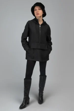 جلیقه زنانه مشکی پاییز-زمستانه مشکی شیک نوادو