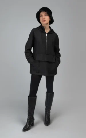 جلیقه زنانه مشکی پاییز-زمستانه مشکی شیک نوادو