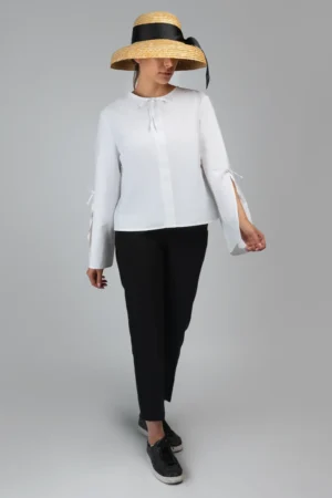 شلوار زنانه مشکی راسته پاییز-زمستانه نوادو