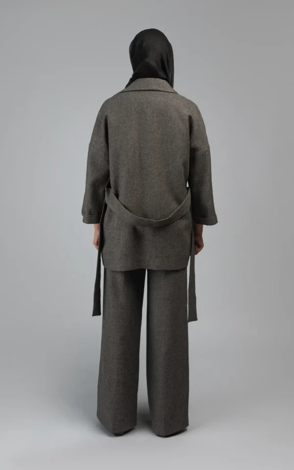 شلوار زنانه طوسی پاییز-زمستانه رسمی راسته نوادو