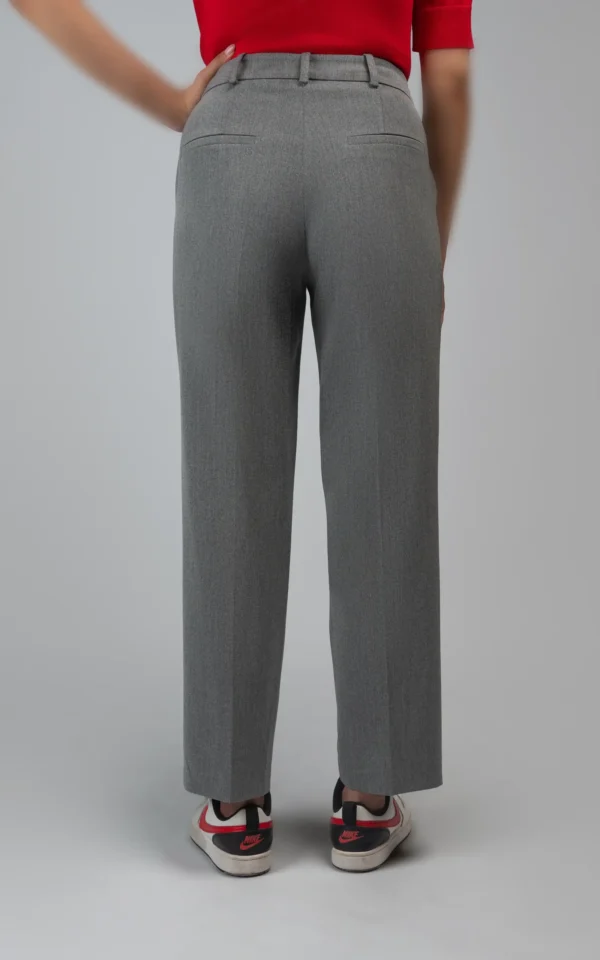 شلوار زنانه راسته طوسی پاییز-زمستانه نوادو