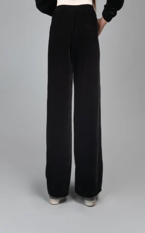 شلوار زنانه مشکی راسته راحت پاییز-زمستانه نوادو
