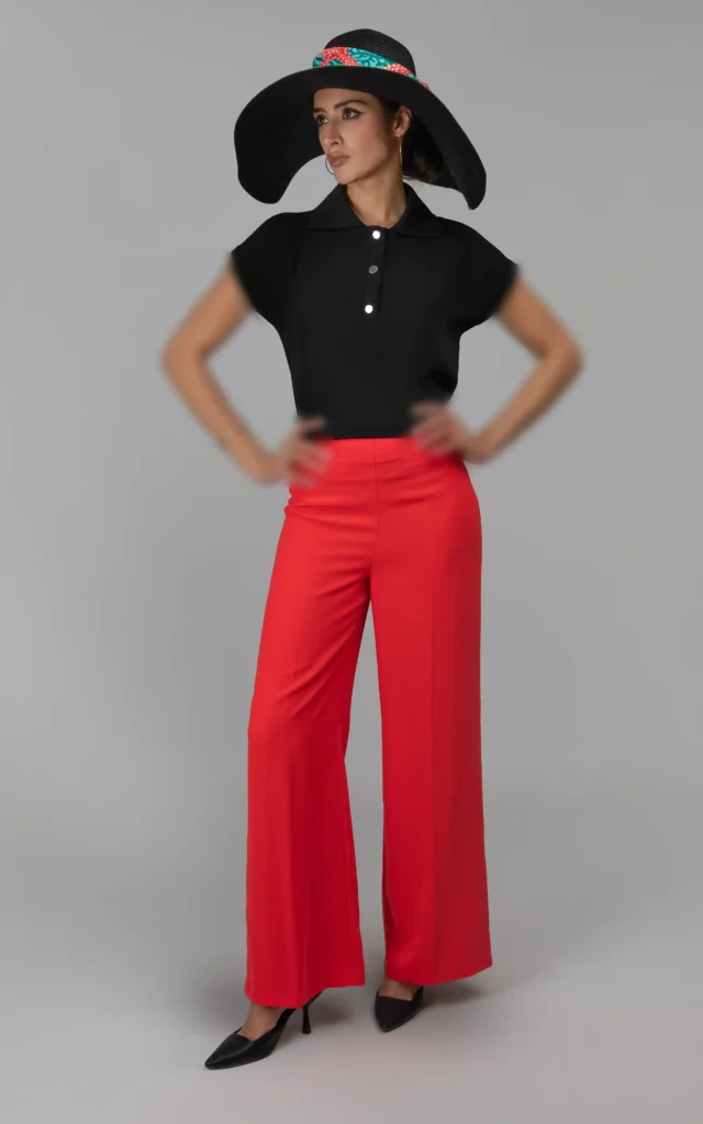 شلوار نارنجی پاییز-زمستانه رسمی نوادو