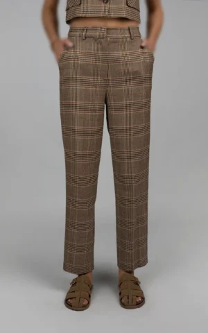 شلوار زنانه طرح‌دار پاییز-زمستانه راسته نوادو