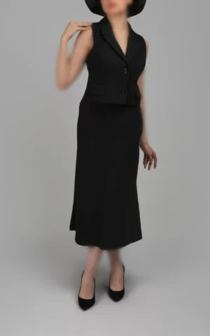 جلیقه زنانه بدون آستین پاییز-زمستانه نوادو