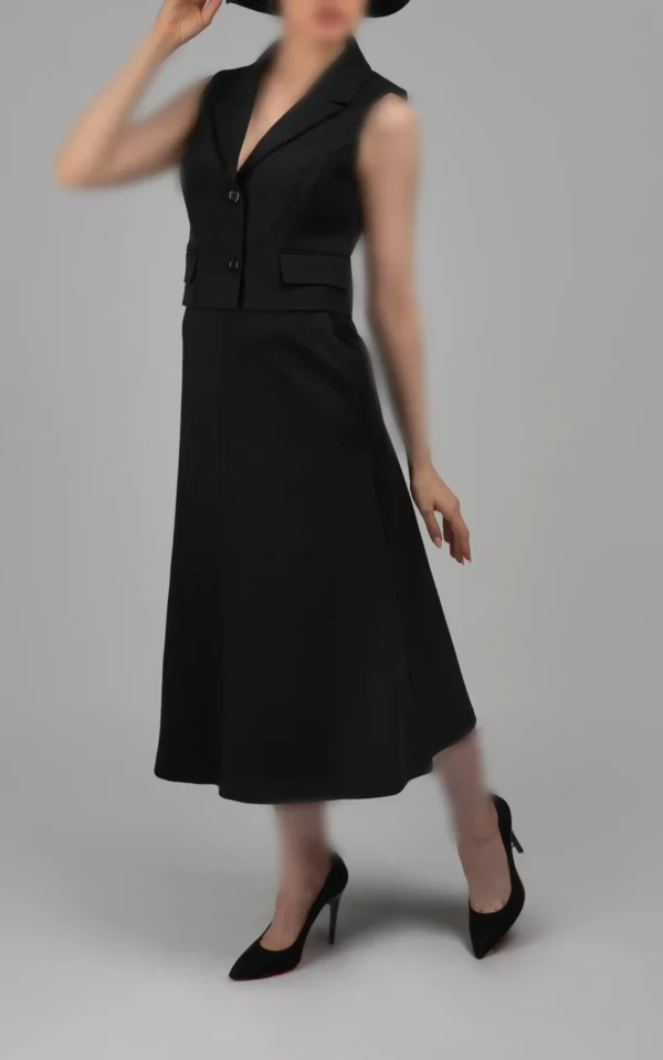 جلیقه زنانه بدون آستین پاییز-زمستانه نوادو