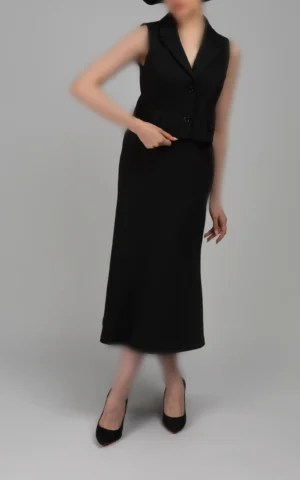 جلیقه زنانه بدون آستین پاییز-زمستانه نوادو