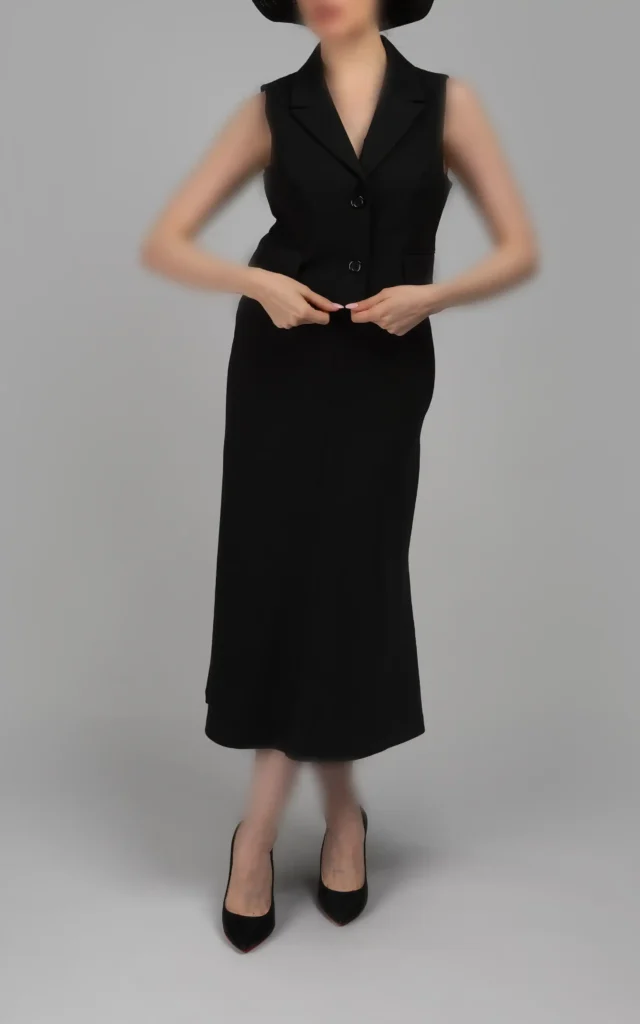 جلیقه زنانه بدون آستین پاییز-زمستانه نوادو