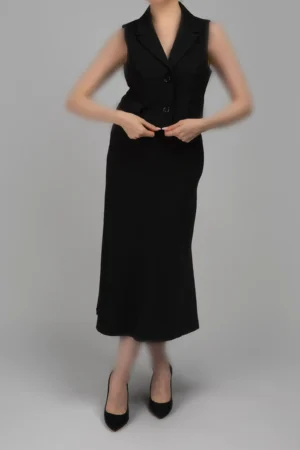 جلیقه زنانه بدون آستین پاییز-زمستانه نوادو