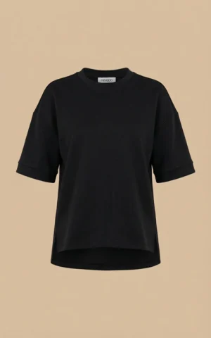 بلوز زنانه آستین سه ربع شیک برند نوادو پاییز-زمستانه مشکی