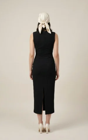 پیراهن زنانه مشکی ماکسی بدون آستین نوادو کد 404114161696 - Image 3