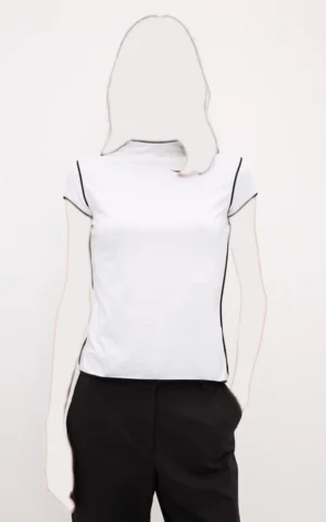 بلوز زنانه آستین کوتاه adL با طراحی شیک و کیفیت لوکس