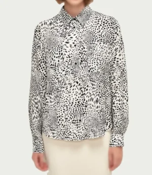 شومیز زنانه طرح پلنگی adL آستین بلند