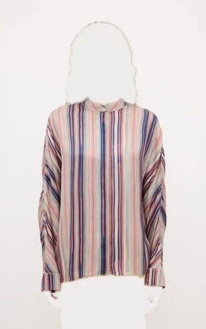 شومیز زنانه راه‌راه چند رنگ adL با طراحی مدرن و خاص مناسب استایل روزمره و رسمی