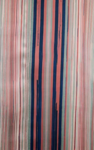 شومیز زنانه راه‌راه چند رنگ adL با طراحی مدرن و خاص مناسب استایل روزمره و رسمی از نمای نزدیک