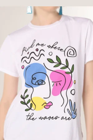 تیشرت زنانه Colins کد CL1064068