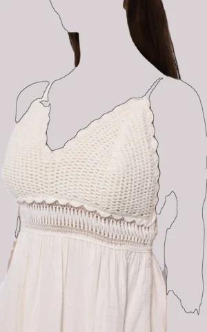 پیراهن بلند زنانه کالینز (Colin’s) مدل بالاتنه بافت کد CL1072184 - Image 5