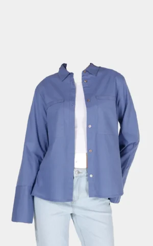 شومیز زنانه یقه‌دار دکمه‌ای برند IPEKYOL با طراحی خاص و پارچه لوکس | کی شاپ