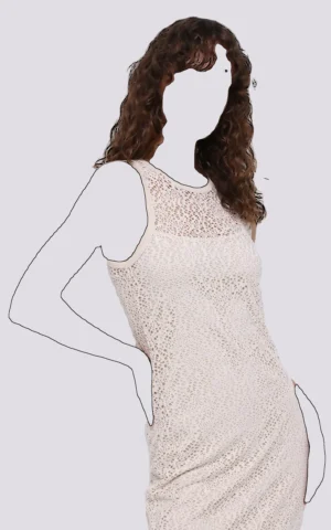 پیراهن بلند بافت زنانه کولینز (Colin’s) مدل توری کد CL1074559 - Image 4
