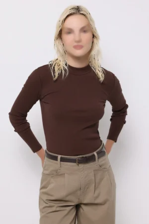 پلیور یقه ایستاده کبریتی با تن‌خور جذب برند کلینز کد CL1076035