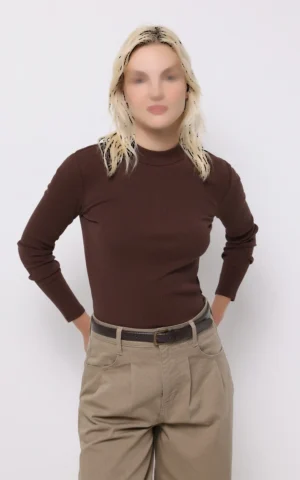 پلیور یقه ایستاده کبریتی با تن‌خور جذب برند کلینز کد CL1076035