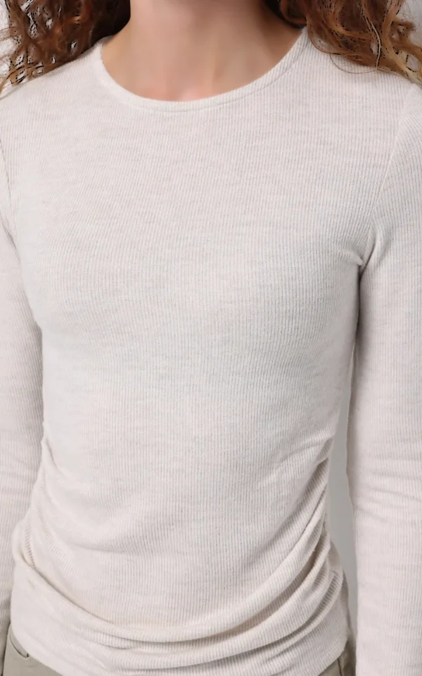 پلیور نخی آستین‌بلند با بافت ملانژ و طراحی کژوال برند کلینز کد CL1077097 - Image 3