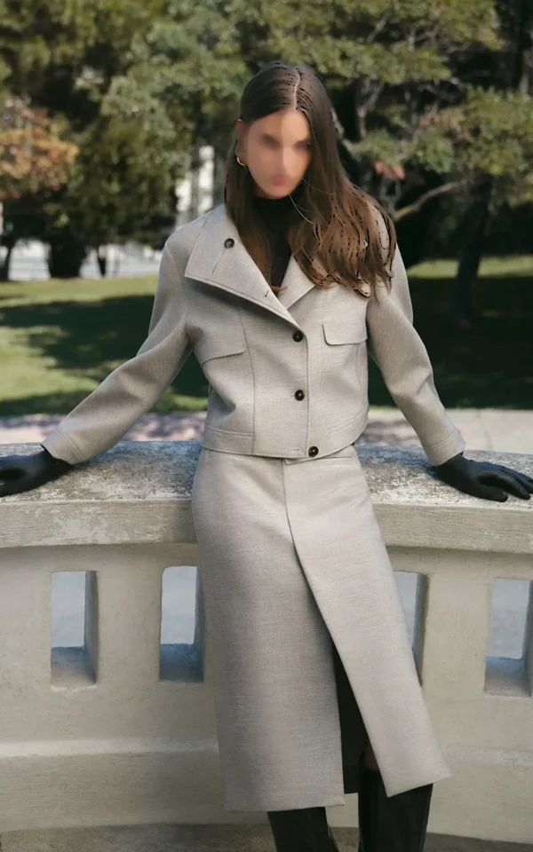 دامن زنانه IPEKYOL کد IW6250004124 - Image 3