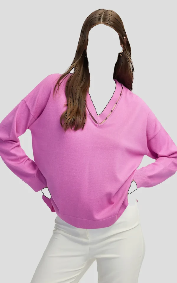 بلوز بافت زنانه IPEKYOL کد IW6250050050 - Image 6