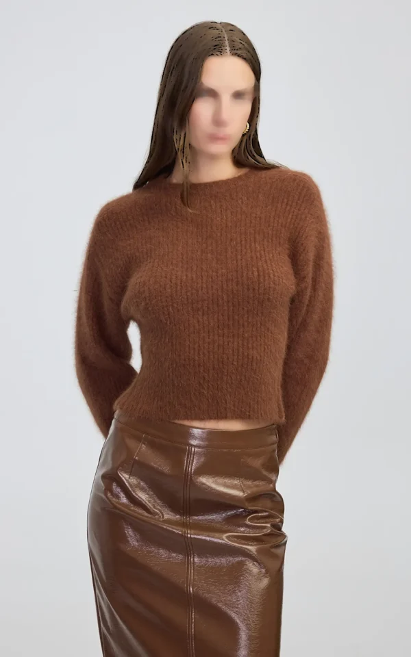 بلوز بافت زنانه IPEKYOL کد IW6250050434 - Image 3