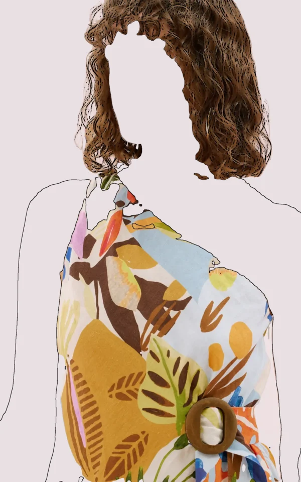پیراهن زنانه ROMAN کد Y2511021 - Image 4