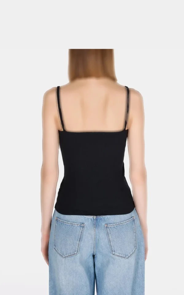 تاپ زنانه برند Colin's با طراحی شیک و خاص رنگ مشکی از نمای پشت