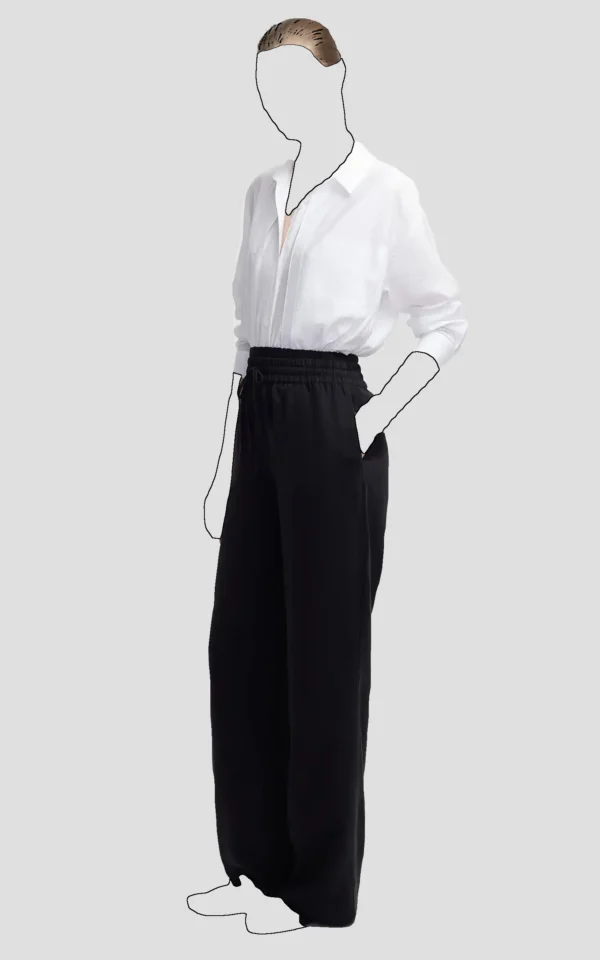 شلوار زنانه راسته مشکی راحت ایپکیول