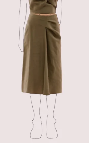 دامن زنانه ROMAN کد Y2515004