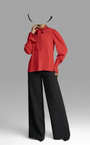 بلوز مجلسی زنانه قرمز NEVADO کد 403012761534 - Image 2