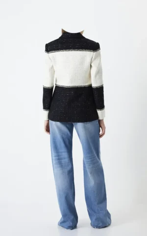 کت زنانه دو رنگ IPEKYOL کد IS1240106034 - Image 3