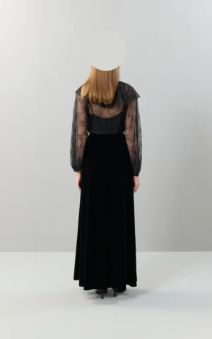 دامن بلند مجلسی زنانه رومن (Roman) مدل چاک‌دار کد K2515061 - Image 2