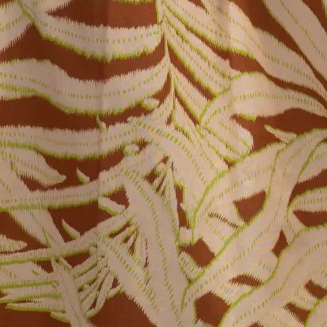 عکس نمونه طرح‌گل کرم فندقی زرد